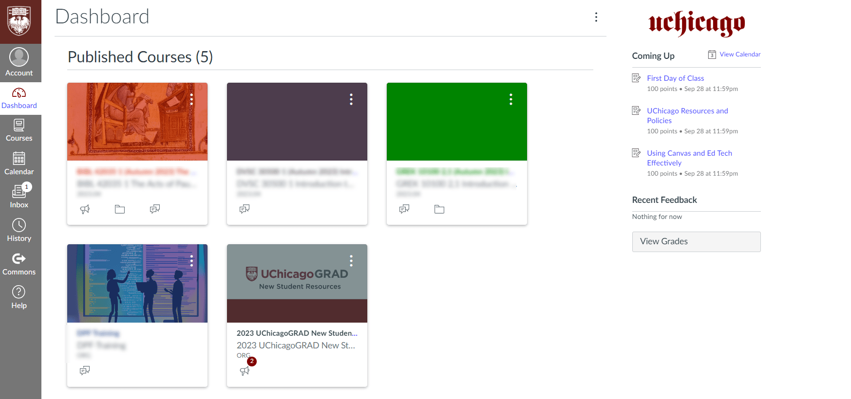 Canvas Dashboard in Card View