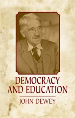 Cover image of the book "Democracy and Education" by John Dewey.